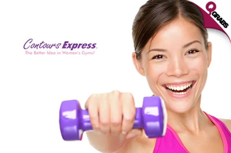 For QR350 Get Fit, Have Fun & Tone Your Tum with One Month of Circuit Training at Contours Express! (QR700 Value)